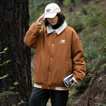 NEW BALANCE 羊羔絨棒球外套 - VANASH