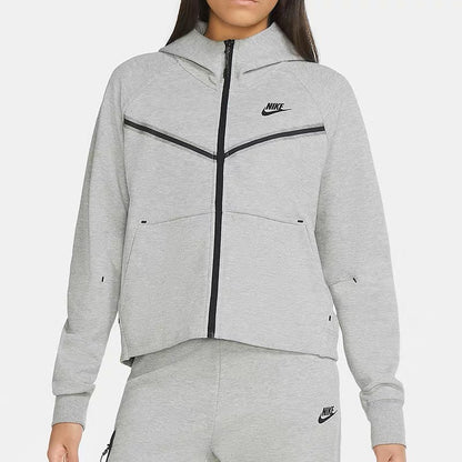 NIKE 女士 棉質連帽運動外套 - VANASH