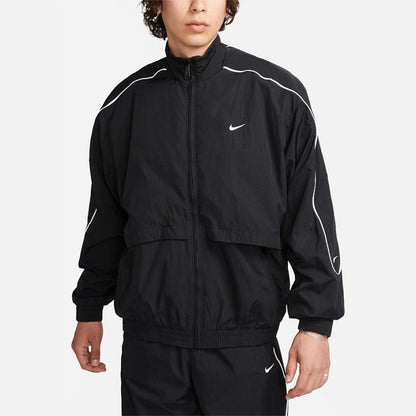 NIKE 反光滾邊立領風衣外套 - VANASH