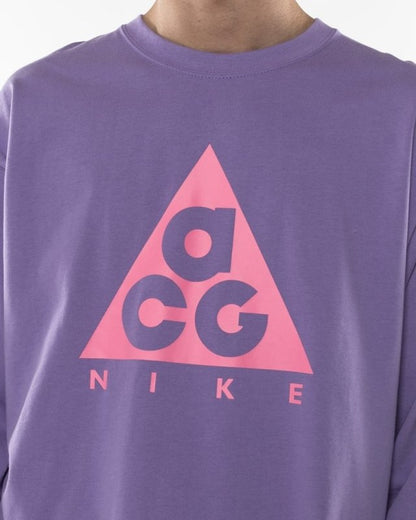 NIKE ACG 經典三角印花圓領長袖T恤 - VANASH