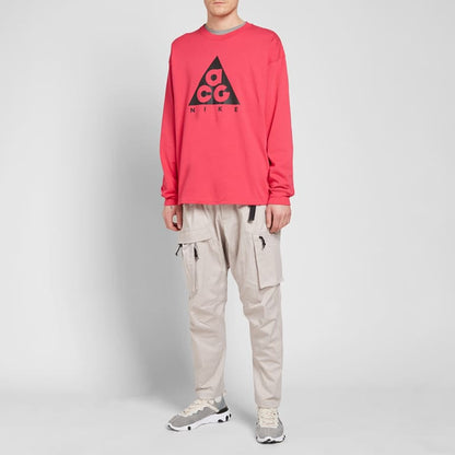 NIKE ACG 經典三角印花圓領長袖T恤 - VANASH