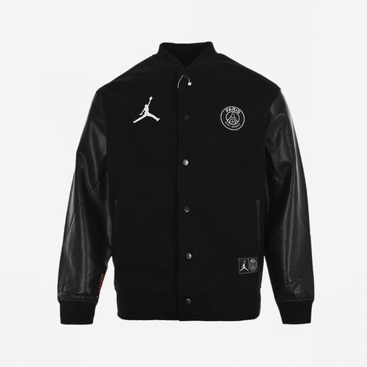 - 全新特價 - NIKE JORDAN 喬丹毛呢拼皮棒球外套(M號) - VANASH