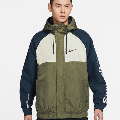 NIKE NSW SWOOSH JKT 點陣大勾勾 連帽外套風衣 男女款 DX6311-010 - VANASH