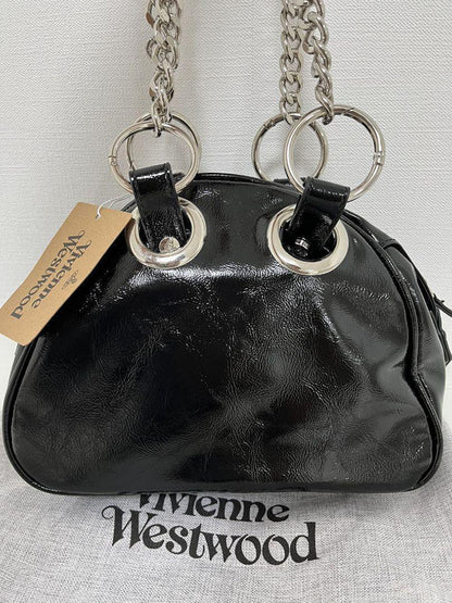 Vivienne Westwood 金屬龐克鏈條斜跨包