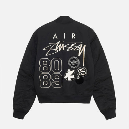 STUSSY x NIKE 聯名雙面穿衍縫鋪棉夾克