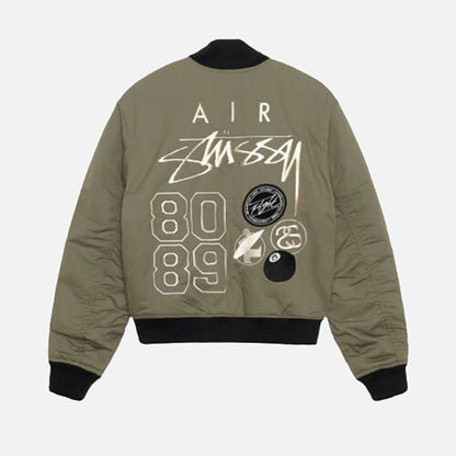 STUSSY x NIKE 聯名雙面穿衍縫鋪棉夾克