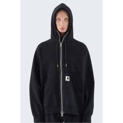 SACAI x CARHARTT WIP 卡哈特解構連帽抓絨外套 - VANASH