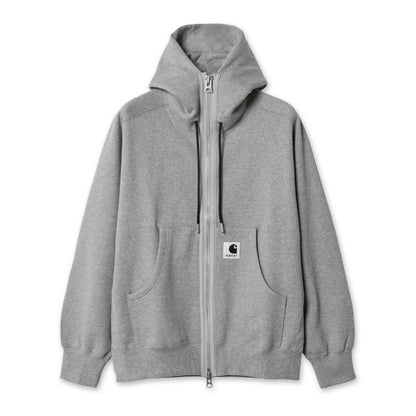 SACAI x CARHARTT WIP 卡哈特解構連帽抓絨外套 - VANASH