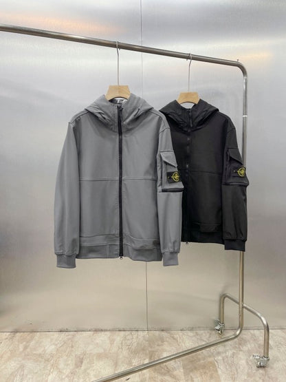- 全新特價 - STONE ISLAND 石頭島連帽機能夾克(L號) - VANASH