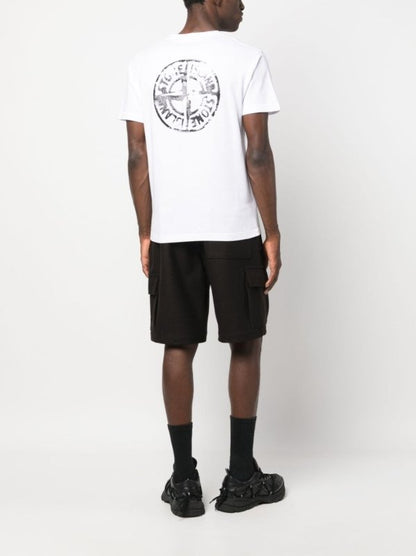 STONE ISLAND 石頭島LOGO印花短袖T恤 - VANASH