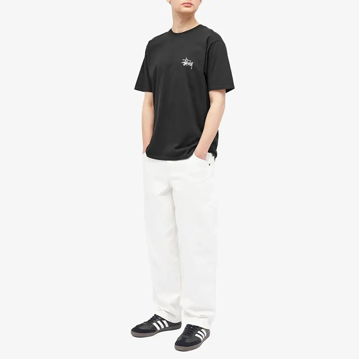 STUSSY 假日系列印花短袖T恤
