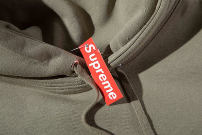 - 全新特價 - SUPREME 直排LOGO刷毛連帽上衣(藍L) - VANASH
