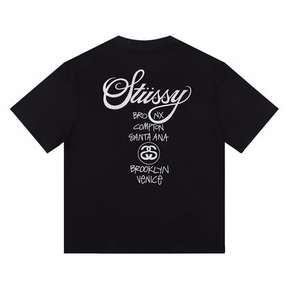 - 全新特價 - STUSSY WHITE WORLD TOUR T-SHIRT 世界巡遊短袖T恤 | 白色XL號